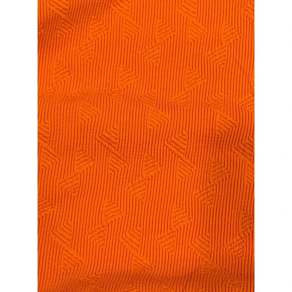 NEW FREE PEOPLE FREE-EST ORANGE TEXTURED THE PAMELA ONE PIECE SWIMSUIT SZ M